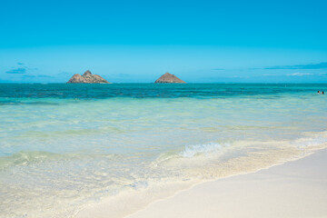 Lanikai Beach or Kaʻōhao Beach is located in Kaʻōhao, a community in the town of Kailua and on...