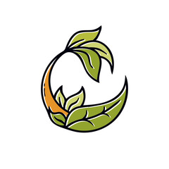 Modern nature logo illustration design for your business
