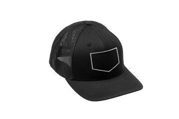 Baseball cap. Mockup for design creation. Isolate on abel back.