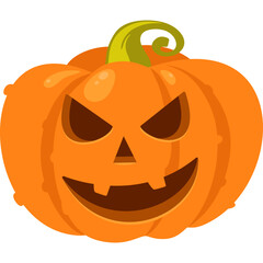 Halloween Pumpkin Illustration