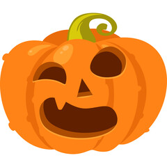 Halloween Pumpkin Illustration