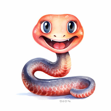 Snake Watercolor