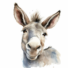 Donkey Water Color Design - 630920096