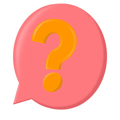 question mark icon bubble for media social and element graphic