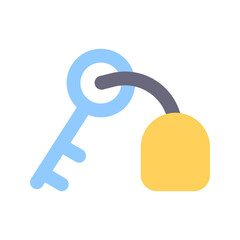 room key flat icon