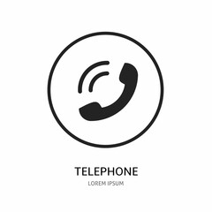 Logo vector design for business. Tellphone logos.