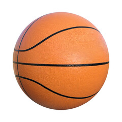 basketball ball isolated on white