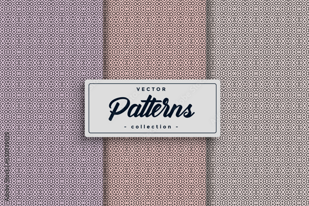 Fototapete vector of stylish hexagonal seamless line pattern background