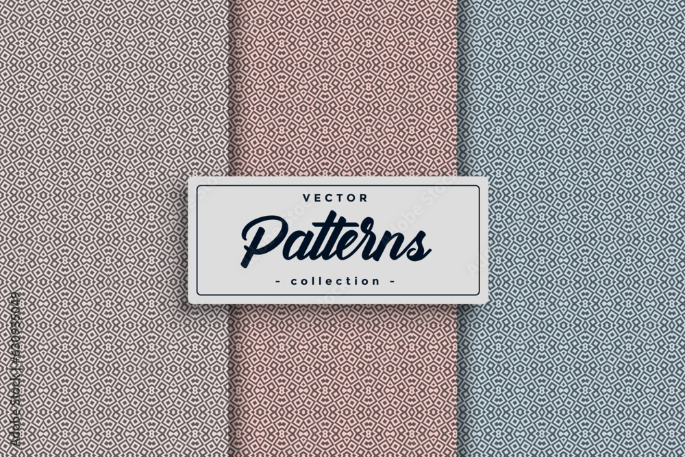Fototapete vector of stylish hexagonal seamless line pattern background
