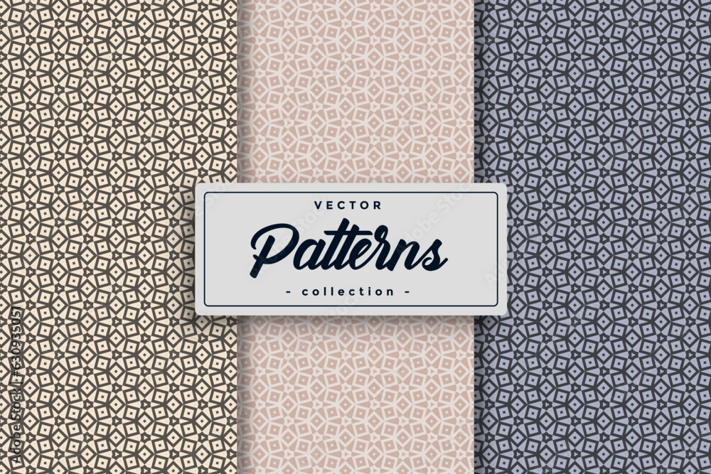Leinwandbilder abstract geometric pattern background, linear flat design abstract lines pattern.