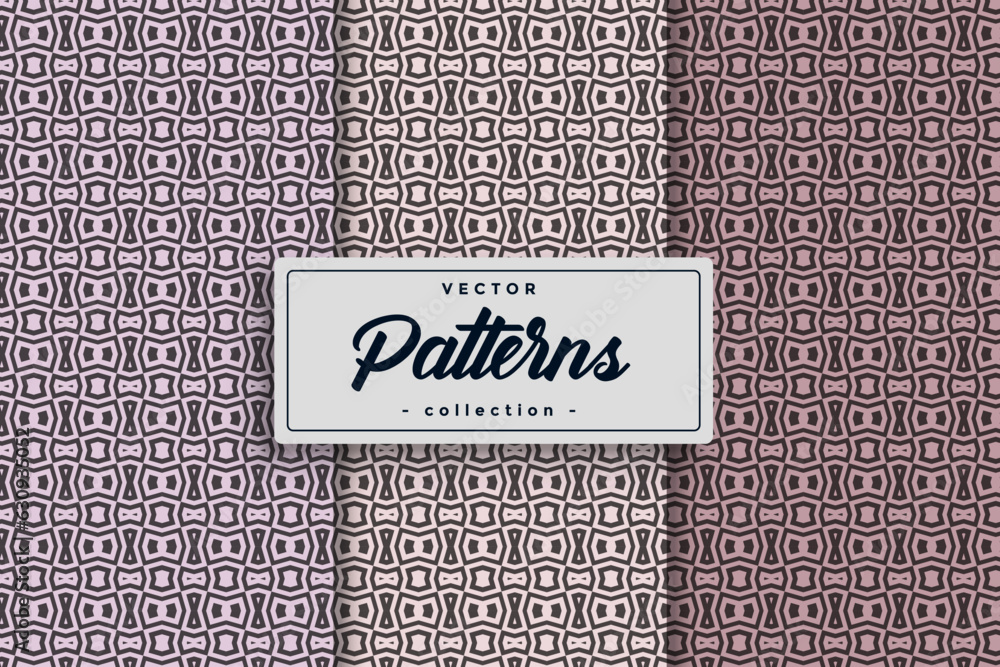 Leinwandbilder abstract geometric pattern background, linear flat design abstract lines pattern.
