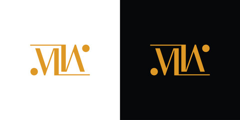 Luxury and unique MW logo design