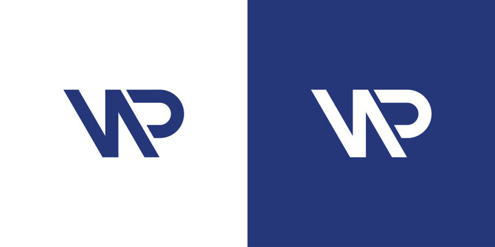 Modern and unique NP logo design