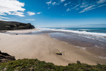 Caliornia coast, ocean and beach