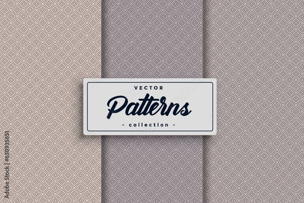 Leinwandbilder abstract geometric pattern background, linear flat design abstract lines pattern.