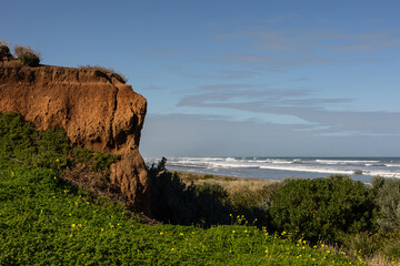 Cliff over ocean