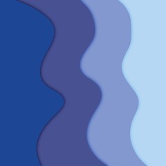 abstract blue background with wave.