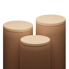 Podium Product with Wood Texturing, High Resolutin