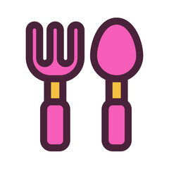 Baby Utensils Icon