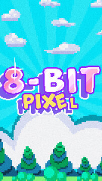 Vertical Pixel 8-bit Title