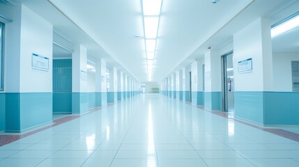 Empty corridor or hallroom background