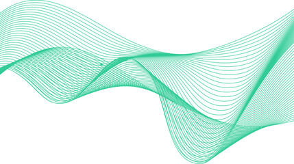 Abstract wave line vector element