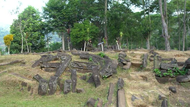 Megalithic sites Gunung Padang, Cianjur, West Java, Indonesia