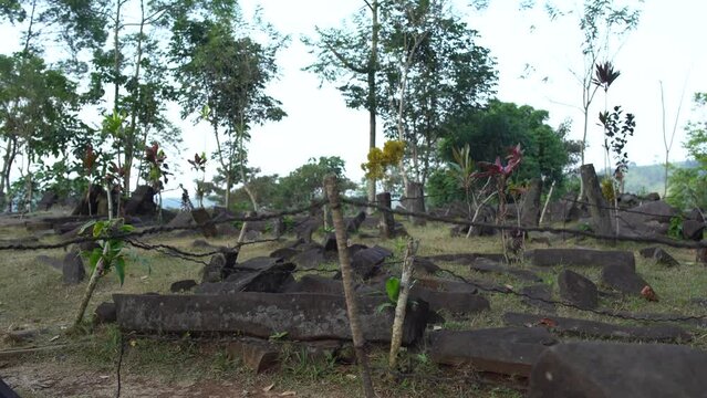Megalithic sites Gunung Padang, Cianjur, West Java, Indonesia