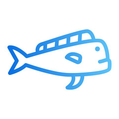 mahi mahi gradient icon