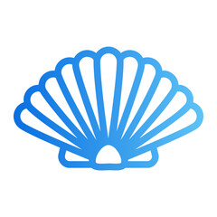 clam gradient icon
