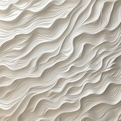 Wavy khaki paper art texture for background