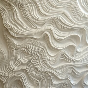 HD wavy light khaki crumpled paper texture