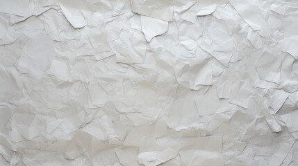 crumpled white paper texture background, high definition - obrazy, fototapety, plakaty