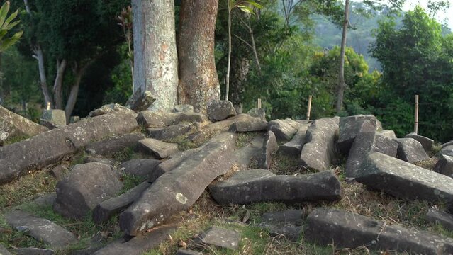 Megalithic sites Gunung Padang, Cianjur, West Java, Indonesia