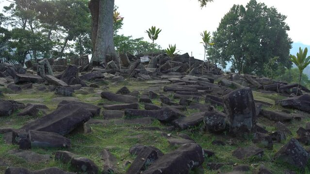 Megalithic sites Gunung Padang, Cianjur, West Java, Indonesia