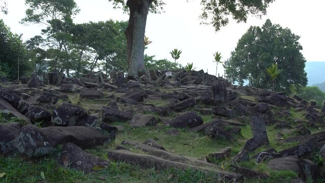 Megalithic sites Gunung Padang, Cianjur, West Java, Indonesia