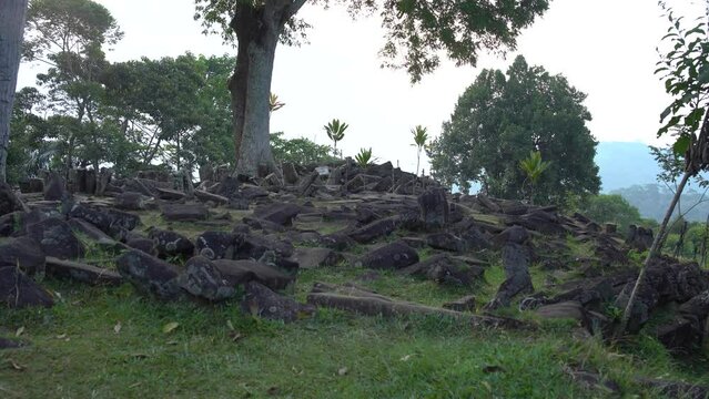 Megalithic sites Gunung Padang, Cianjur, West Java, Indonesia