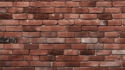 Obraz premium seamless detailed red brick wall texture