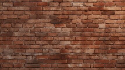 Obraz premium realistic red brickwall texture