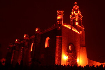 Temple in San Pedro Cholula, Puebla, M&eacute;xico