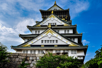 Naklejka premium Osaka castle 