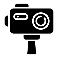 action camera Solid icon