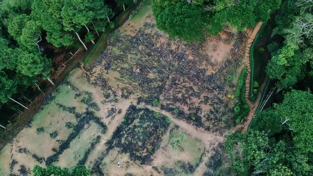 Megalithic sites Gunung Padang, Cianjur, West Java, Indonesia