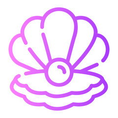 pearl Line Gradient Icon