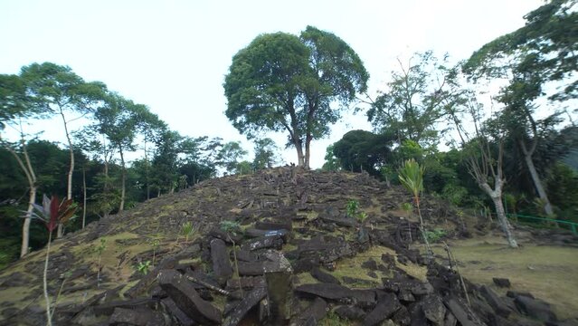 Megalithic sites Gunung Padang, Cianjur, West Java, Indonesia