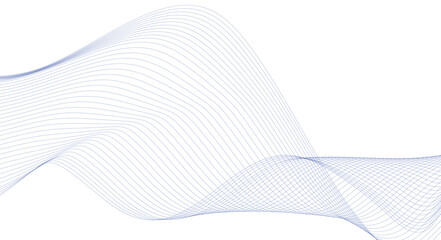 Curve wave seamless pattern. Thin line wavy abstract vector background. Line art striped graphic template. wave abstract lines stream