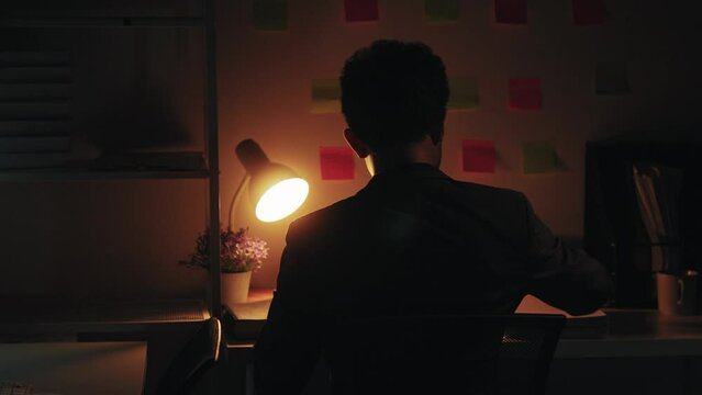 Businessman analyst checking in financial statement for audit internal control system. Accounting , Accountancy Concept.