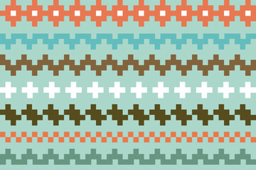 Native american ethnic and indigenous pattern. Traditional and aboriginal illustration. Design for wrapping paper, wallpaper, textile.  Vector illustrration