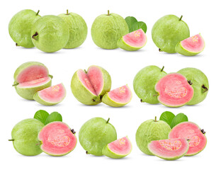  Guava fruit isolated on transparent png