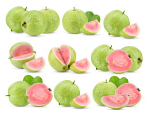  Guava fruit isolated on transparent png